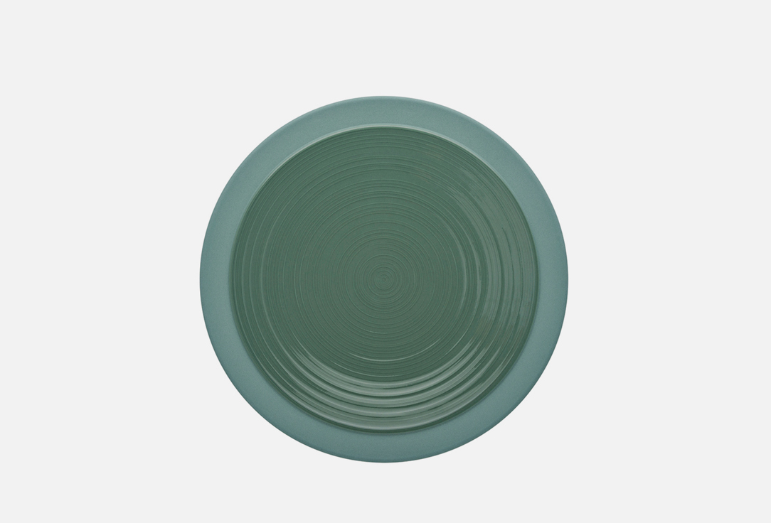 Тарелка DEGRENNE BAHIA зеленая 23 см 1 шт тарелка blueberry 23см обеденная керамика