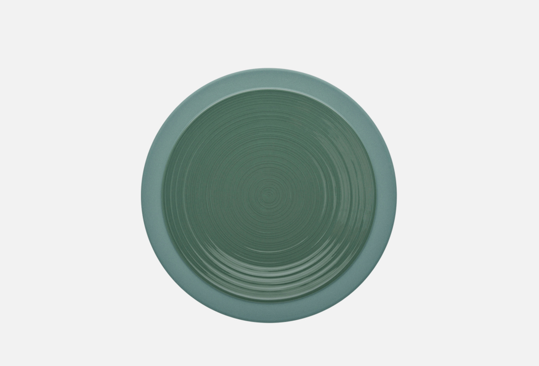 Тарелка DEGRENNE BAHIA зеленая 26 см 1 шт тарелка lefard family farm 26см обеденная фарфор