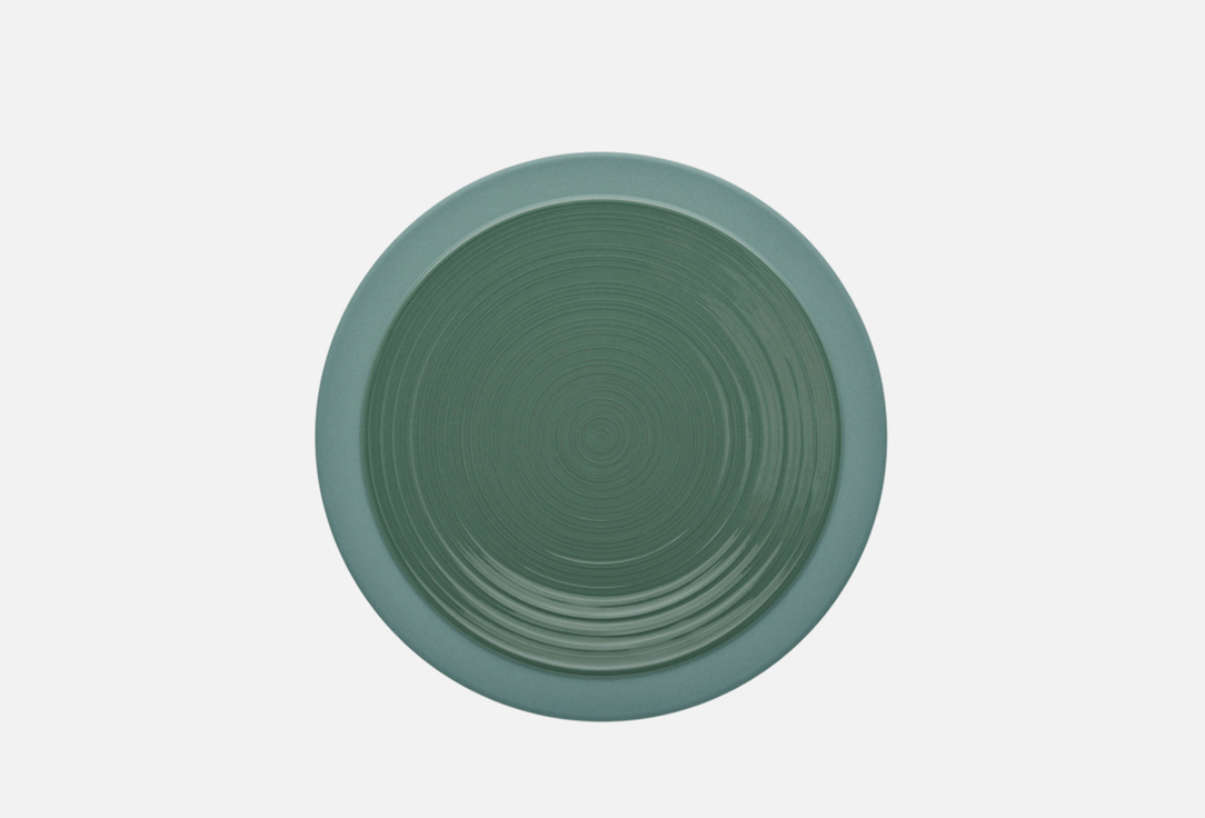 Тарелка DEGRENNE BAHIA зеленая 26 см 1 шт тарелка обеденная deep sea 26см luminarc v0447
