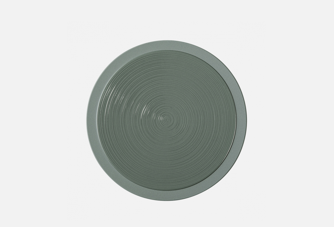 Тарелка DEGRENNE BAHIA зеленая 29 см 1 шт тарелка для макарон manufacture rock blanc 29см villeroy