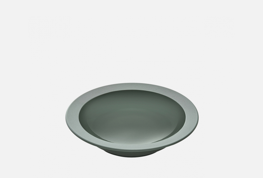 Тарелка суповая DEGRENNE BAHIA зеленая 20 см 1 шт тарелка суповая fioretta wood orange tdp441 20см