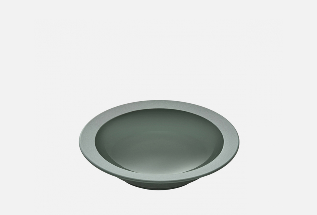 Тарелка суповая DEGRENNE BAHIA зеленая 20 см 1 шт тарелка суповая wood orange 20см керамика