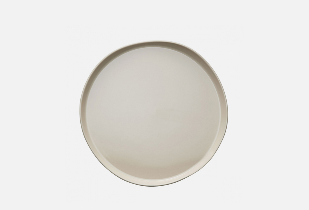 Обеденная тарелка DEGRENNE BRUME SAND бежевая 26 см 1 шт тарелка обеденная luminarc нью карин h5604 26см белый