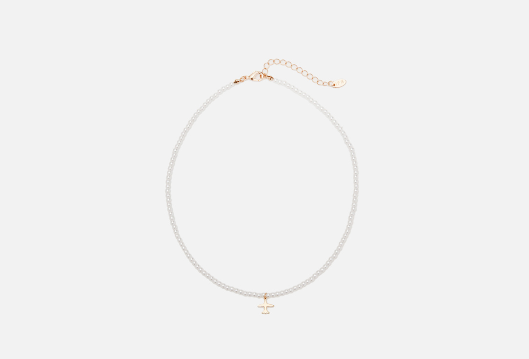 

Колье из жемчуга LOVE, Самолет 1 шт