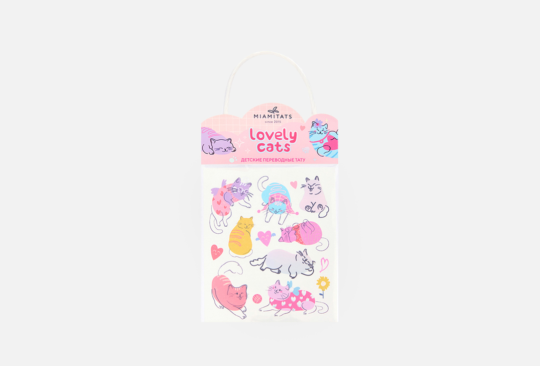 Изображение товара Переводные тату MIAMITATS KIDS Lovely Cats