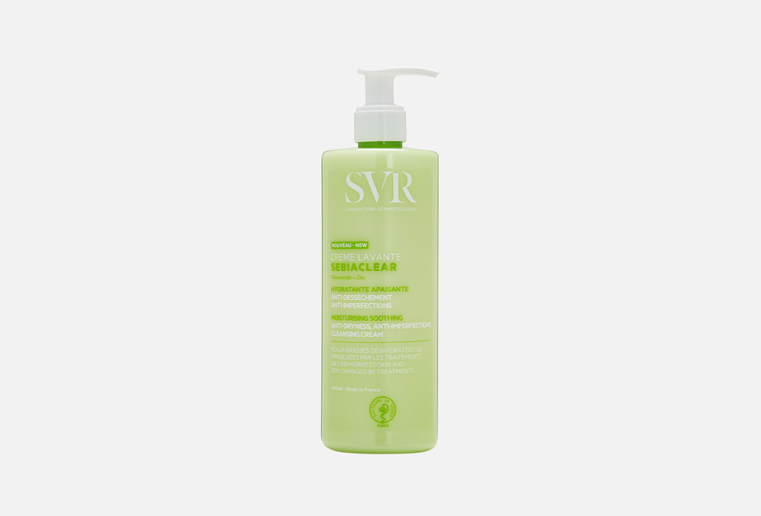 Очищающий крем для проблемной кожи лица SVR Creme lavante 400 мл крем для лица innature крем для лица для жирной и проблемной кожи