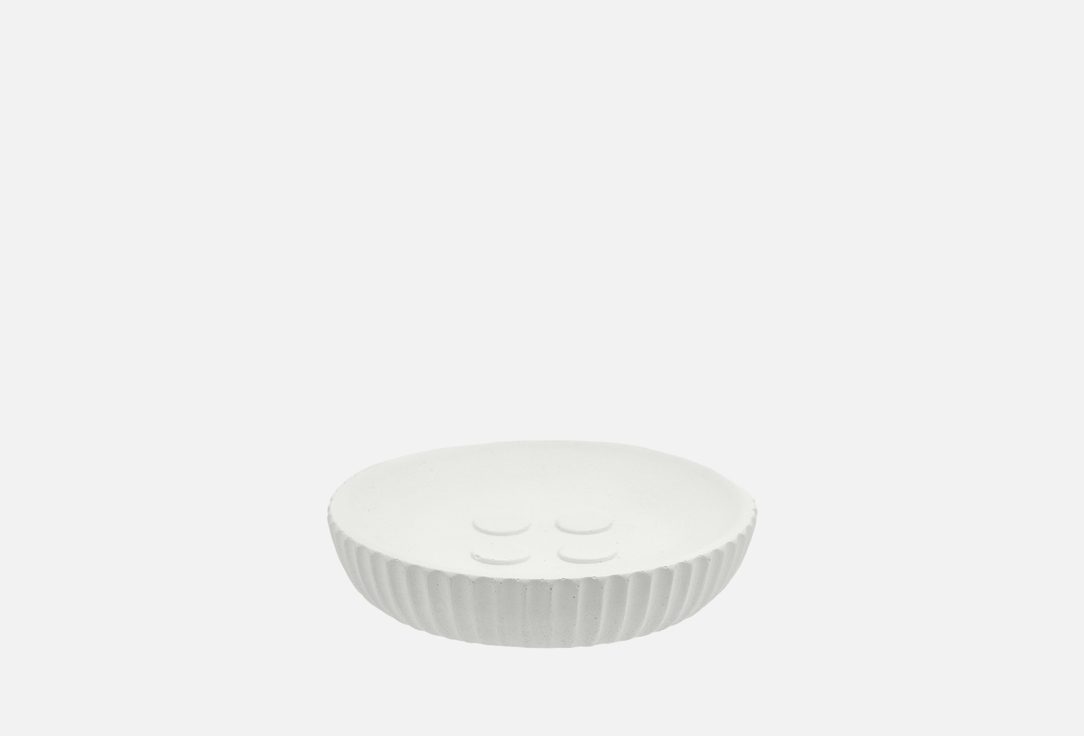 Мыльница круглая HOME OWNER White 1 шт