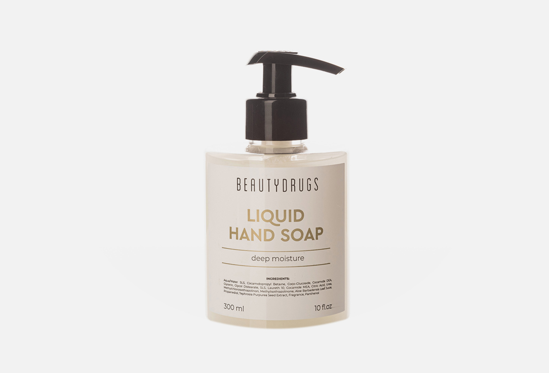 

Жидкое мыло для рук BEAUTYDRUGS, HYGIENE LIQUID HAND SOAP 300 мл