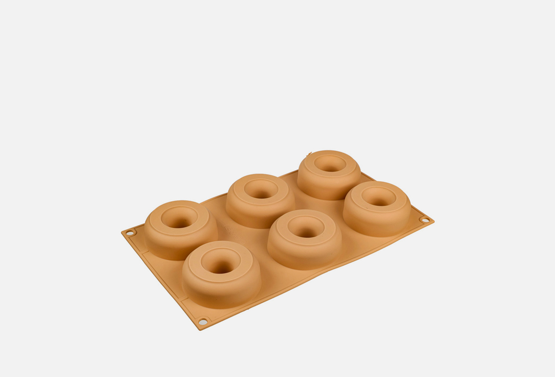 

Форма для приготовления пончиков BY, Бежевый, Donats 30х17,5 см 1 шт