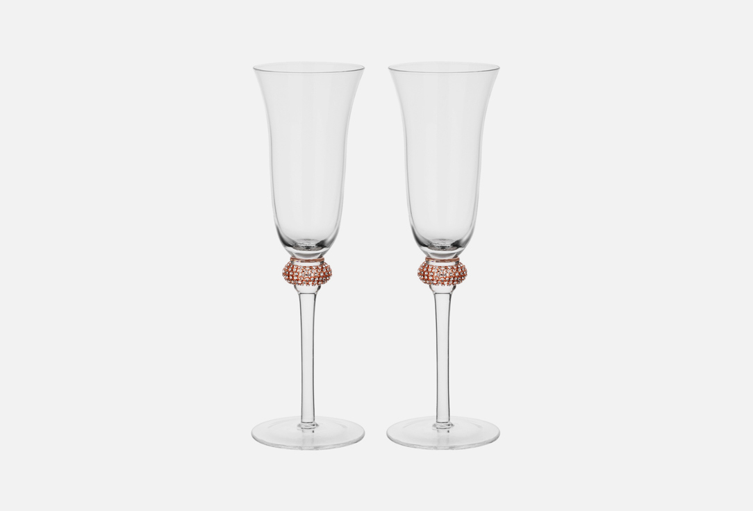 цена Набор бокалов для шампанского BY A set of glasses 2 шт