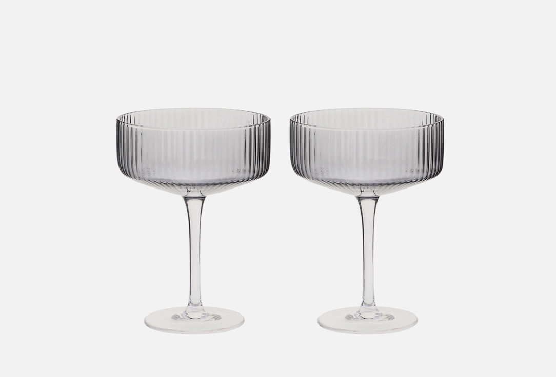 

Набор бокалов для мартини BY, Прозрачный, Black Line 2 шт