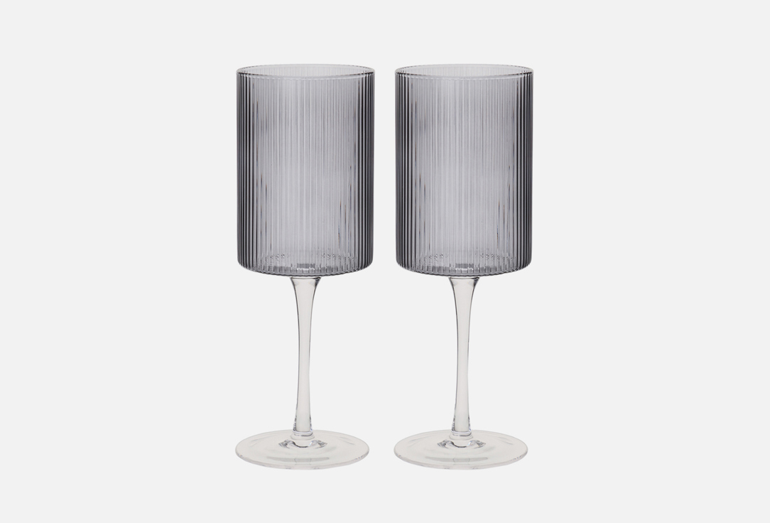 

Набор бокалов для вина BY, Прозрачный, Black Line 2 шт