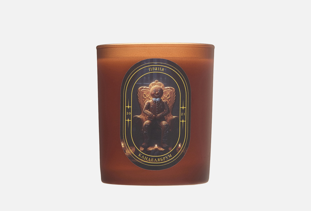 

Ароматическая свеча КАНДЕЛЯБРУМ, Белый, Gingerbread 140 г