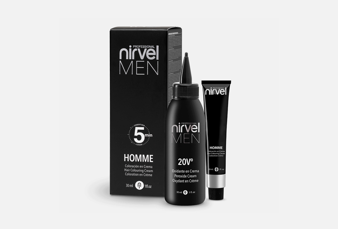 Краска для волос Nirvel Professional Homme  CT-6, Тёмно-Каштановый