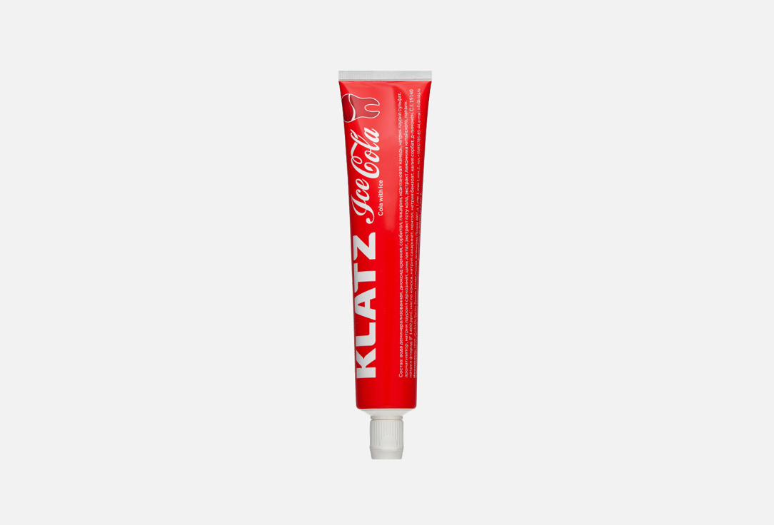 Зубная паста KLATZ Кола со льдом 75 мл klatz зубная паста для поколения z кола со льдом 75 мл klatz zoomers
