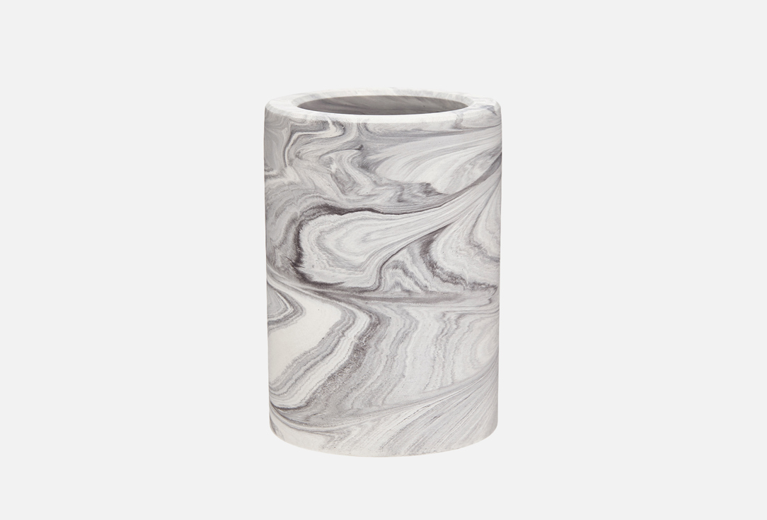 Стакан  RokkyHome круглый, Gray marble 