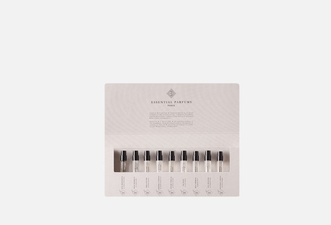 

Набор пробников парфюмерной воды ESSENTIAL PARFUMS PARIS, Discovery set 9 шт