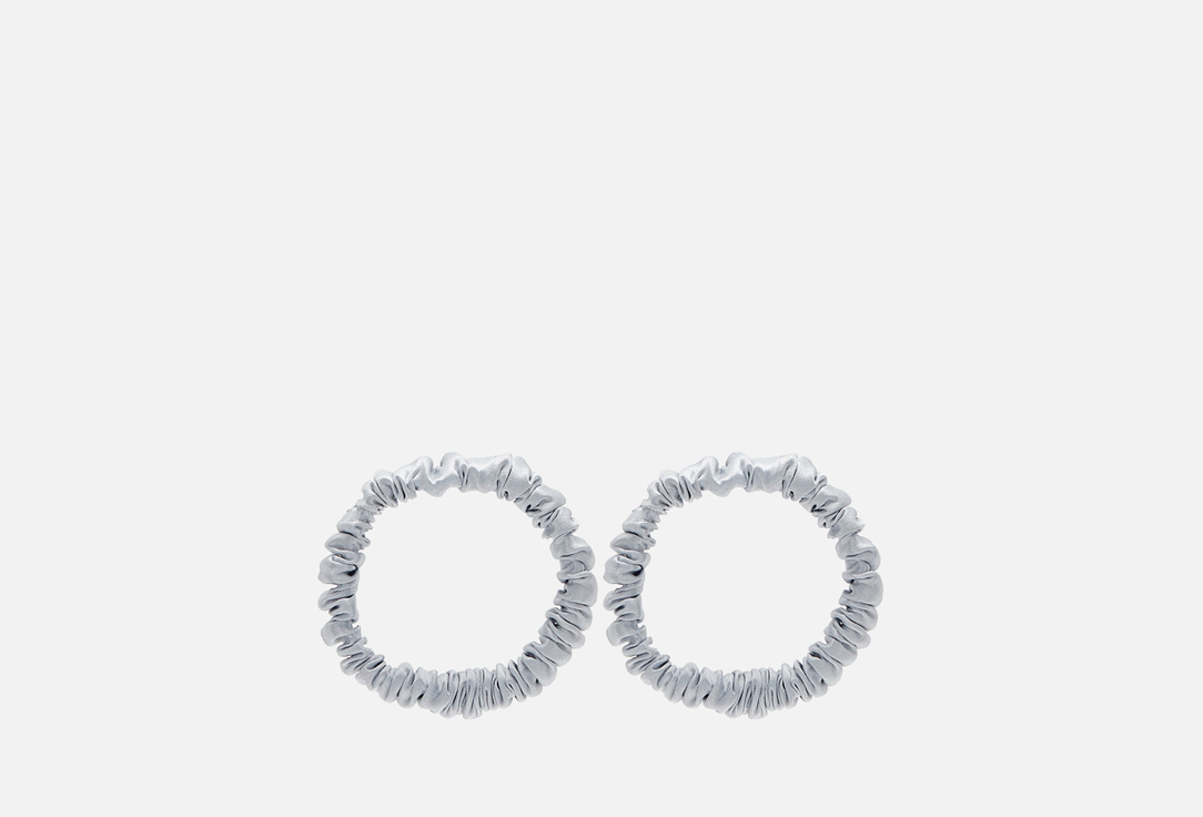 

Резинки AYRIS SILK, Узкие, серебристо-голубой 2 шт