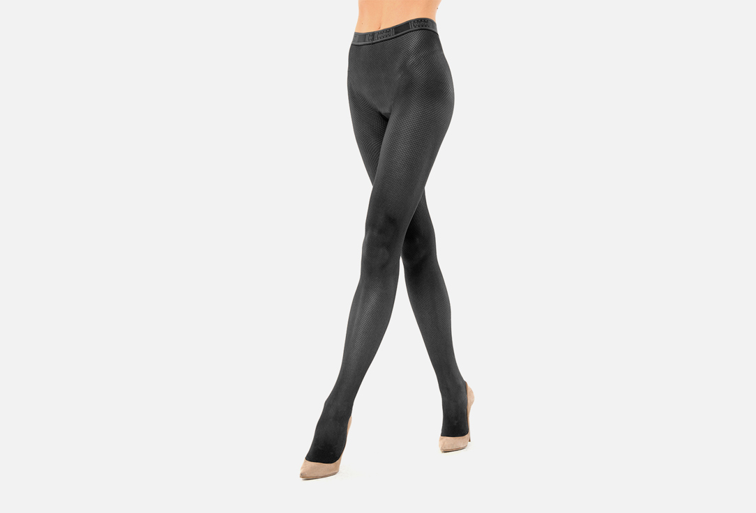 Изображение товара Колготки Wolford TWENTIES ECONYL черные из переработанного материала