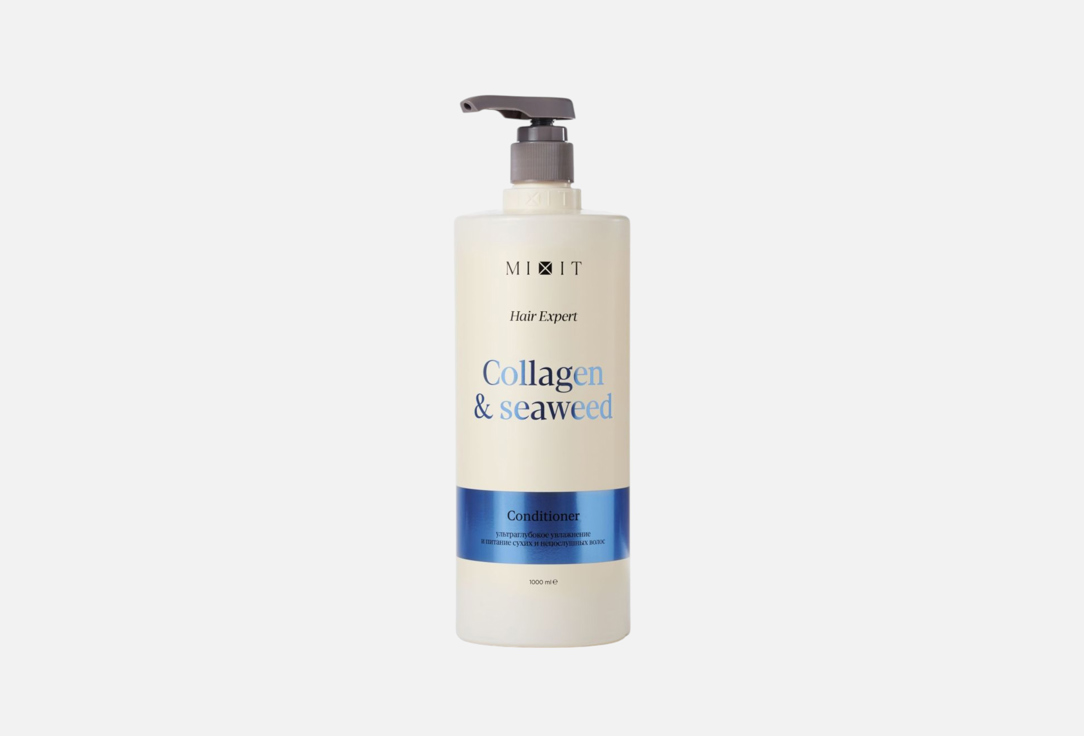 Изображение товара Увлажняющий бальзам-ополаскиватель для волос MIXIT Collagen & Seaweed 1000 мл