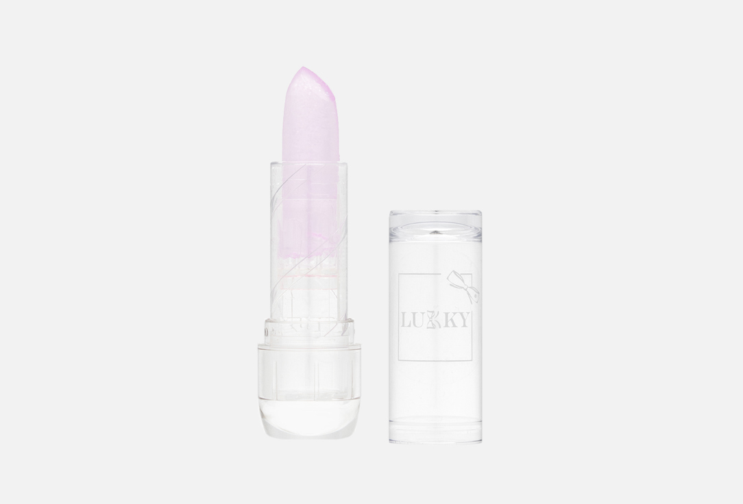 Помада блестящая для губ Lukky Magic Crystal Фиолетовый с блестками