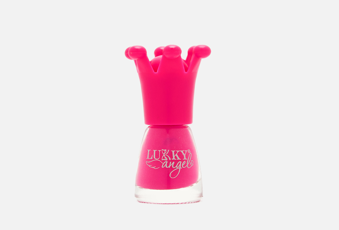 Лак для ногтей Lukky Nail polish ярко-розовый перламутр
