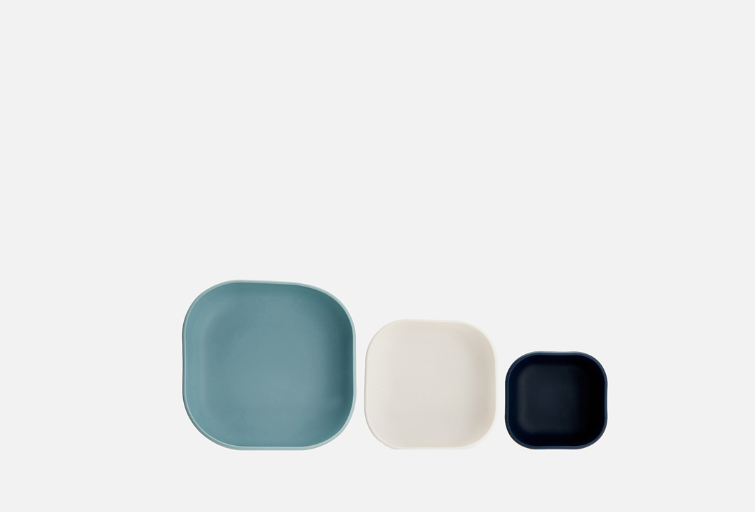 

Набор тарелок BEABA, NBLUE 3 шт