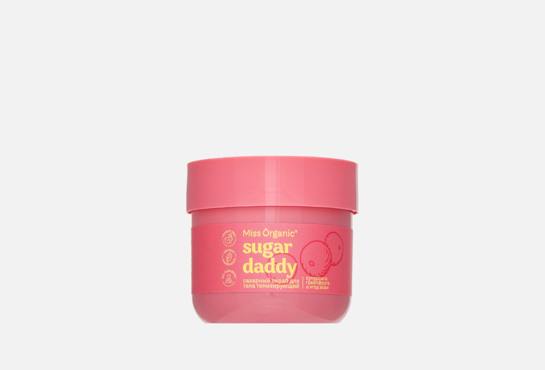 Изображение товара Скраб для тела Miss Organic Сахарный тонизирующий SUGAR DADDY