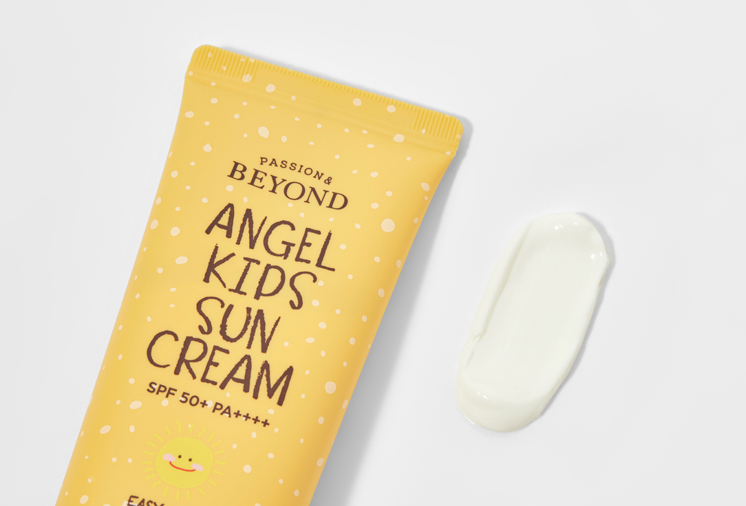 Passion&Beyond Солнцезащитный крем для лица SPF 50+ PA++++ Angel Kids Easy Wash Sun Cream