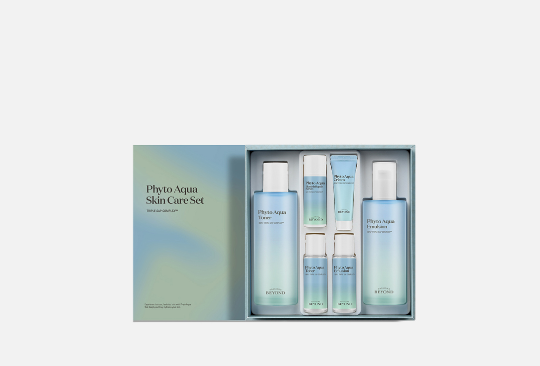 Набор для ухода за кожей лица PASSION&BEYOND Phyto Aqua Skin Care Set 6 шт набор для ухода за кожей лица yerma glow moisture skin care set