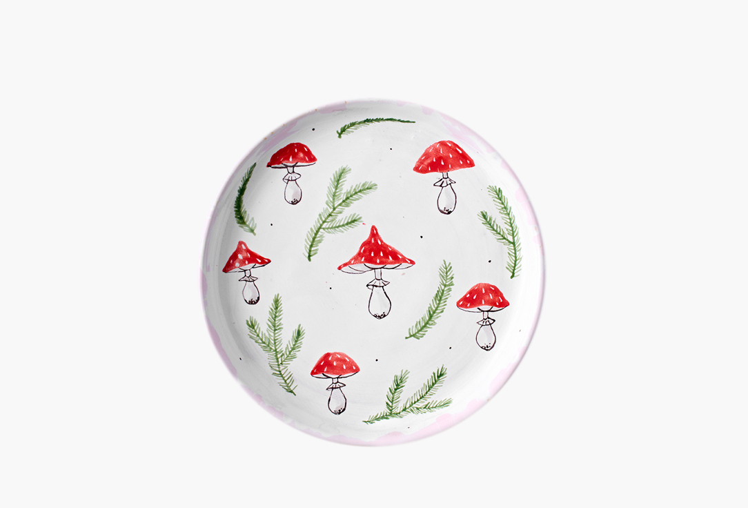 

Пиала ODARYADARYA, Принт, Мухомор 13,5см 13.5 см