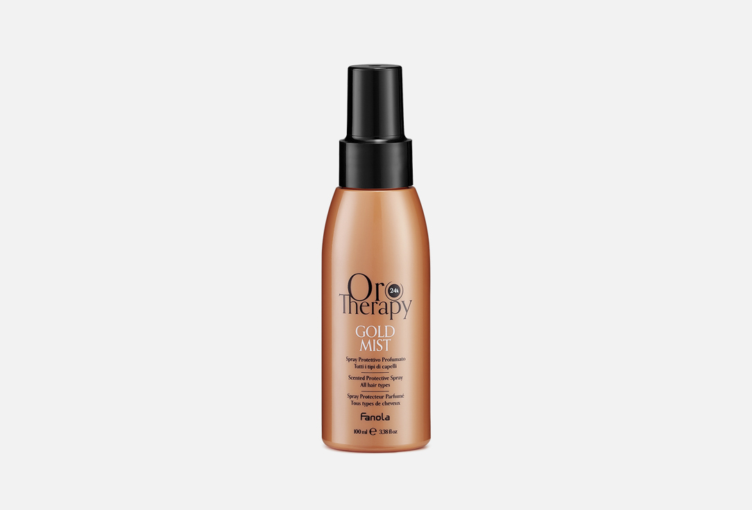 Защитный спрей для восстановления и сияния волос Fanola OroTherapy Gold  