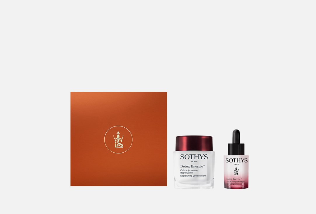 Подарочный набор для ухода за кожей лица SOTHYS Detox Energie kit 2 шт фото