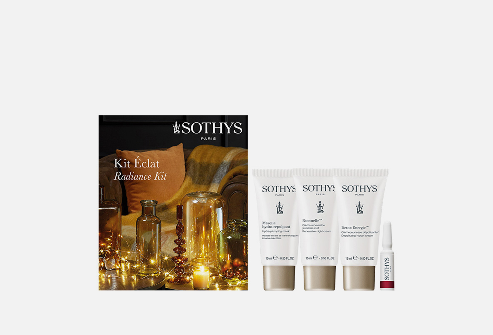 Sothys Подарочный набор для ухода за кожей лица Travel Kiti Radiance 4 шт — купить в Москве