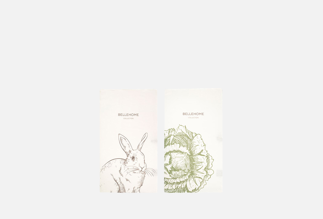 Комплект столовых полотенец BELLEHOME Rabbit 1 шт цена и фото