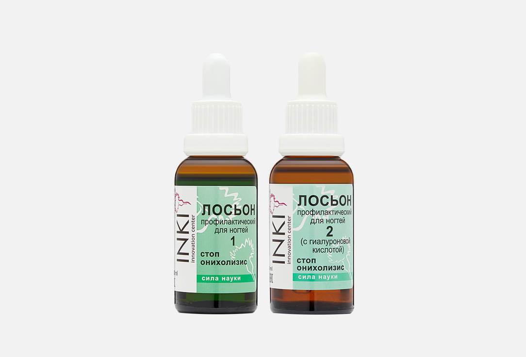 

Профилактический набор для ногтей INKI, Прозрачный, Stop onycholysis 2 шт
