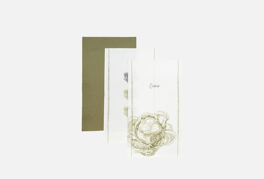 

Набор столовых полотенец BELLEHOME, Мультиколор, Cabbage 40х70 1 шт