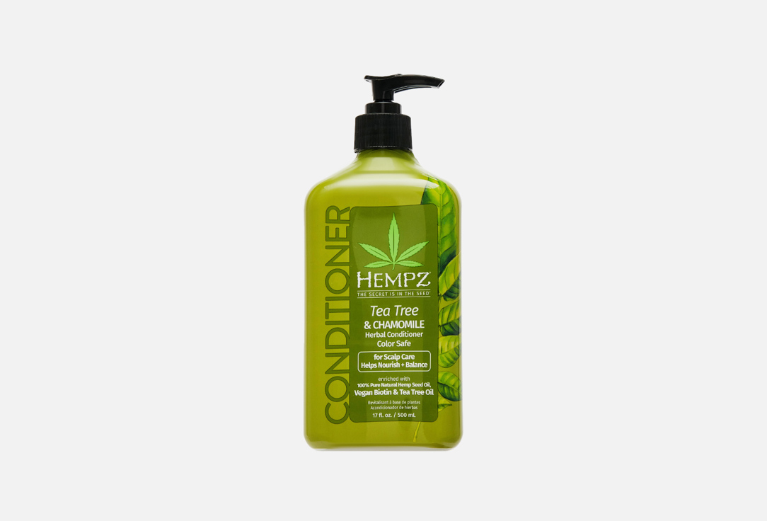 Кондиционер для здоровья волос HEMPZ Tea Tree & Chamomile Herbal 