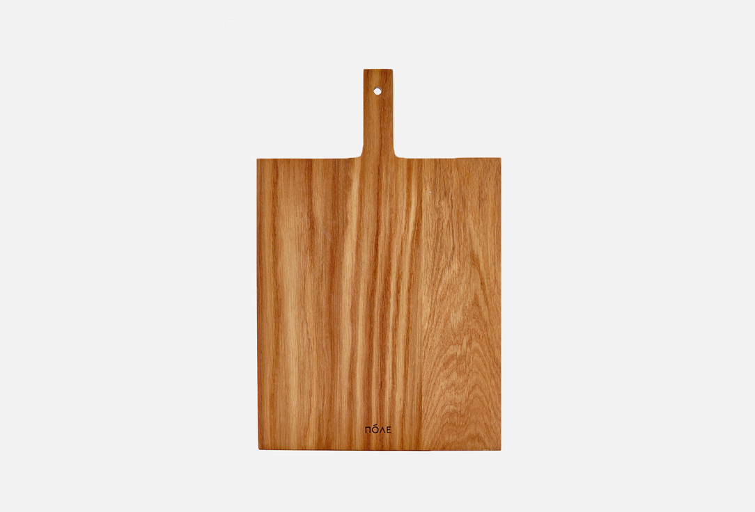 цена Доска разделочная с ручкой большая ПОЛЕ Large oak cutting board 1 шт
