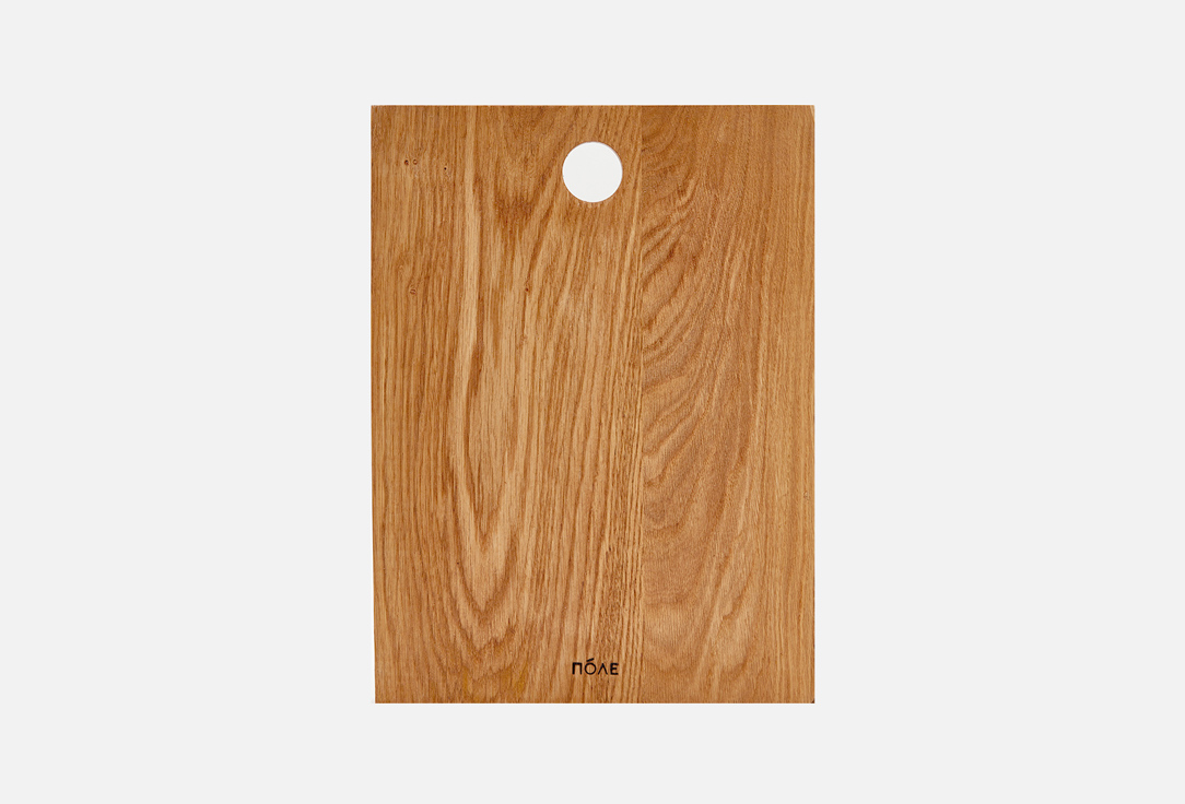Доска разделочная прямая без ручки большая ПОЛЕ Large straight oak cutting board 