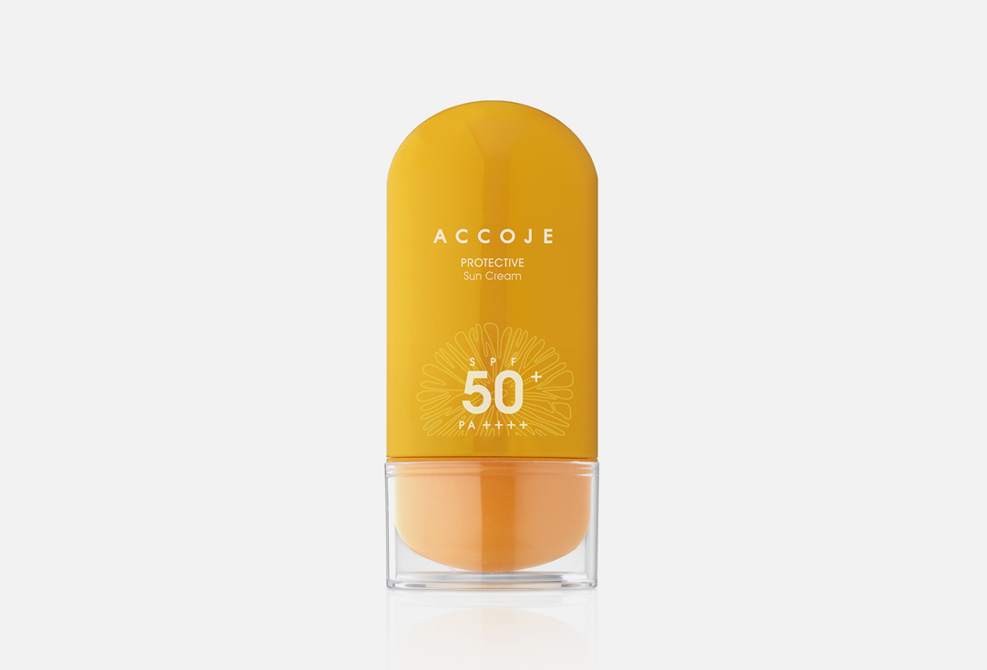 цена Солнцезащитный крем для лица SPF50 ACCOJE Protective Sun Cream 50 мл