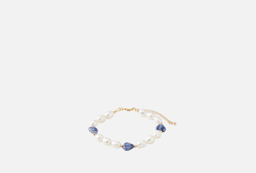 

Браслет VELTOM, С сердечками из содалита 1 шт