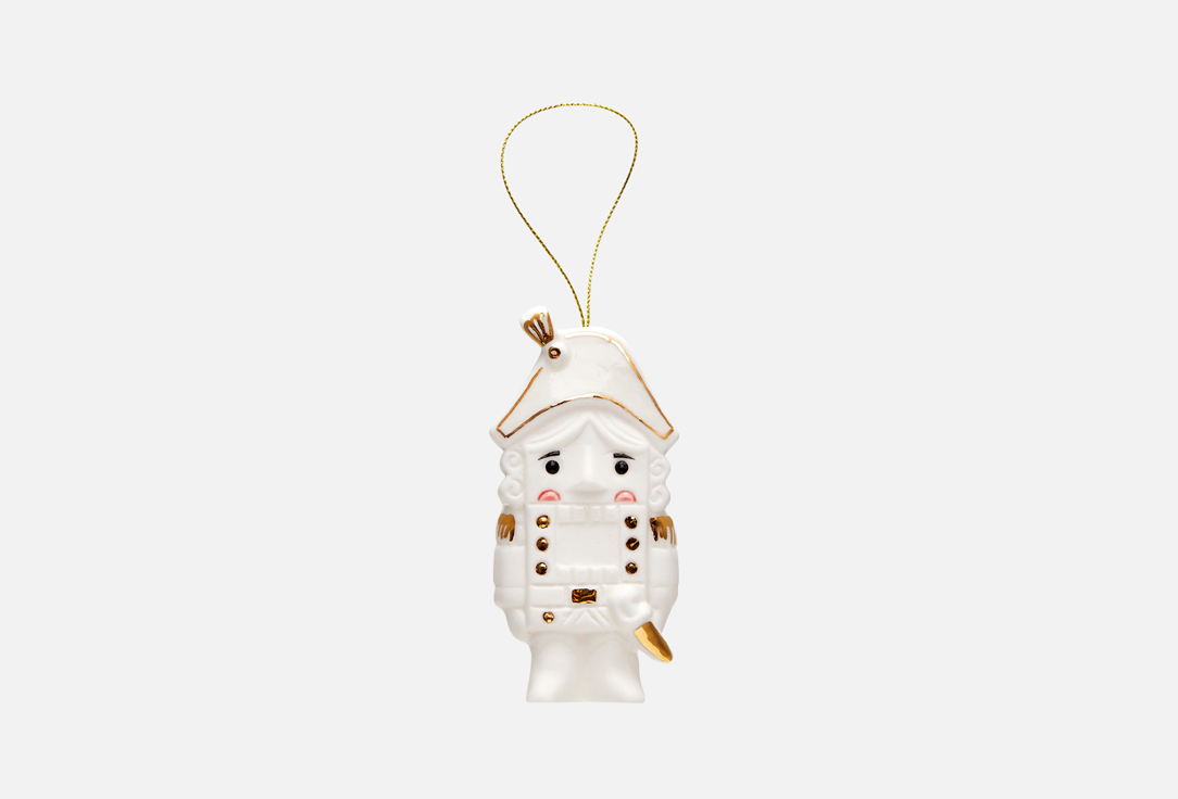 Изображение товара Елочная игрушка MiraclePot Щелкунчик цвет белый