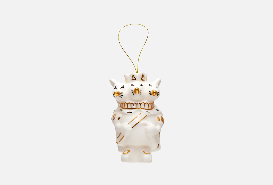 

Елочная игрушка MIRACLEPOT, Белый, Мышиный король цвет белый 1 шт