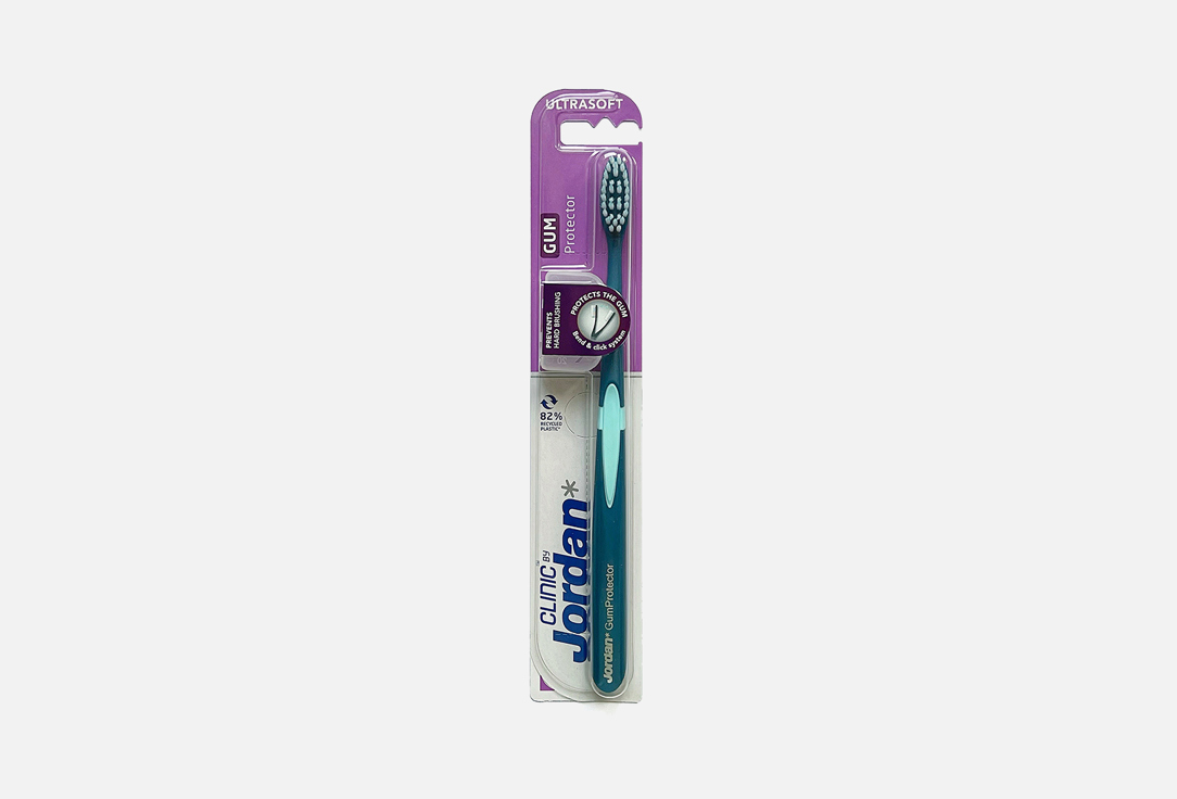 Зубная щетка, ультра мягкая, бирюзовая Jordan Gum Protector 