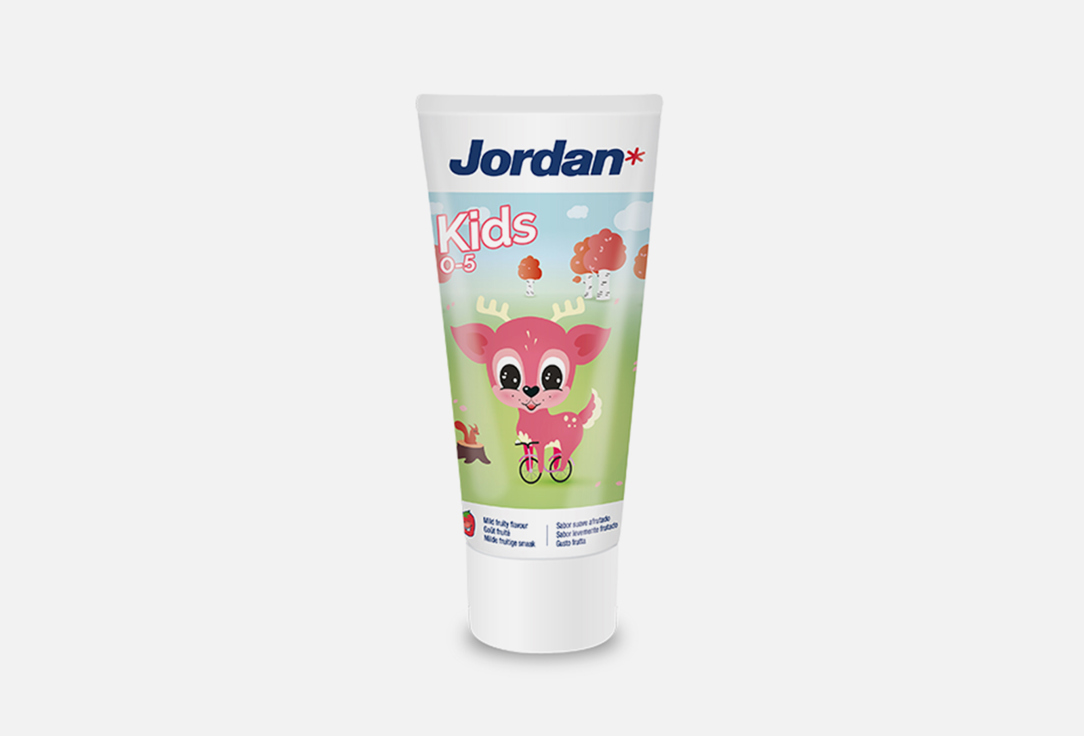 Зубная паста для детей JORDAN Kids 50 мл r o c s kids паста зубная барбарис 45 г