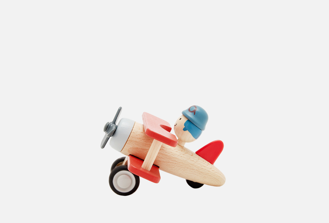 Игрушка LUKNO Самолет, красный 1 шт цена и фото
