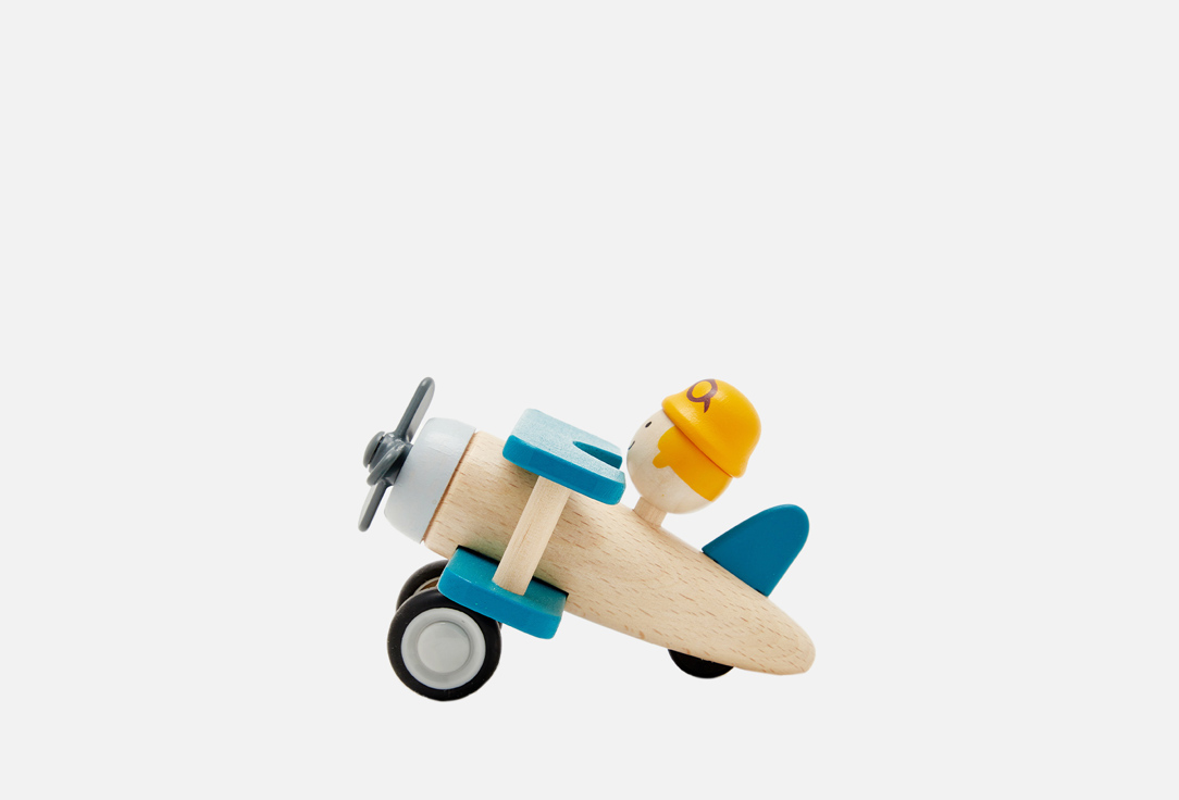 Игрушка LUKNO Самолет, синий 1 шт мягкая игрушка lukno ракета пирамидка