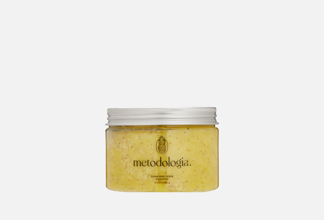 Скраб для тела METODOLOGIA Body scrub pineapple 480 г сахарный скраб для тела ананас tropical скраб 300г