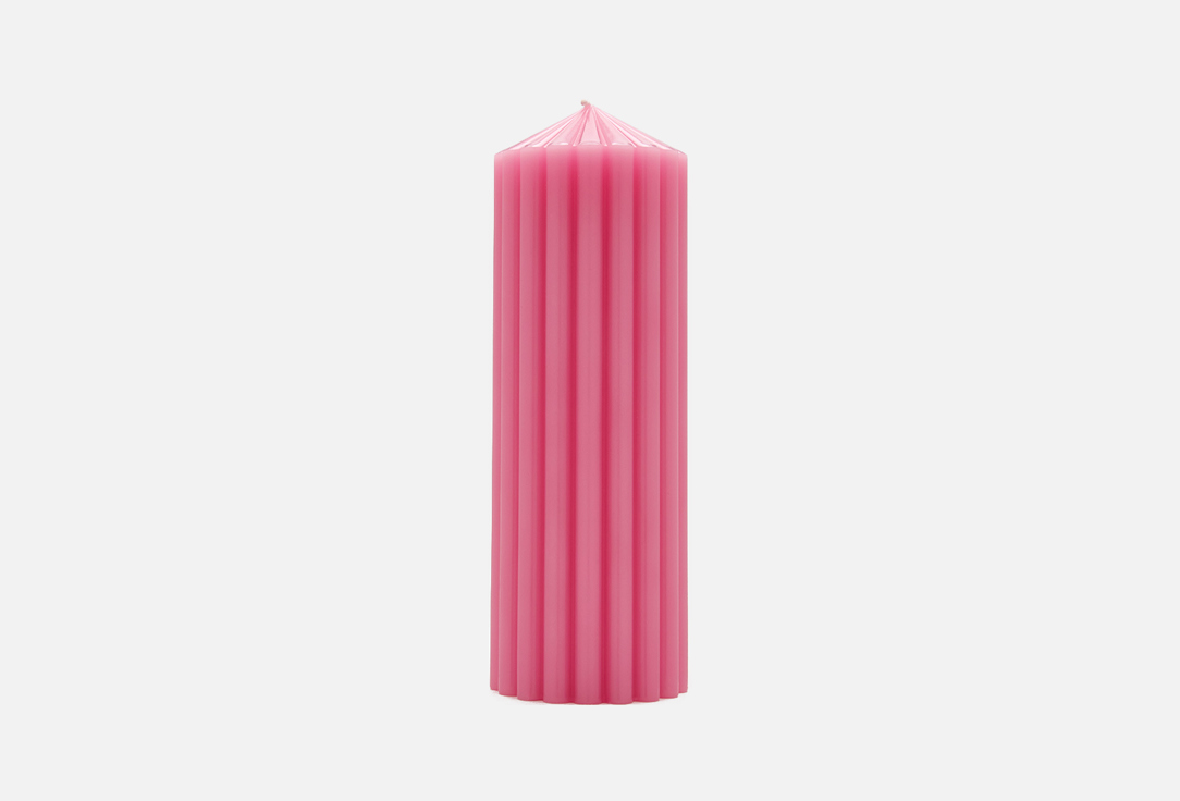 Свеча SIGIL 210х70 розовая